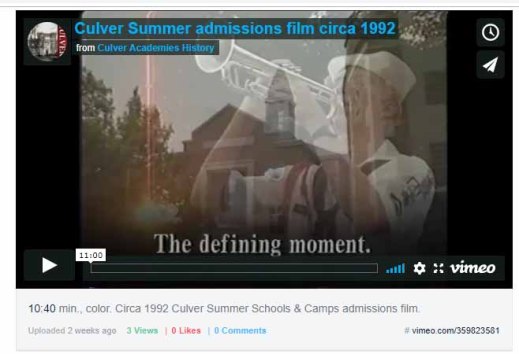 culver summer admissions 92 film icon